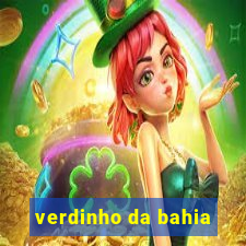 verdinho da bahia